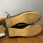 JW Anderson satiinist baleriinad kristallidega pahkluu ümber, sparkling ankle bracelet detail ja elegantne must satiinpind – väga heas seisukorras preloved disain.