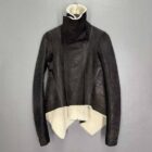 rick owens shearling jacket