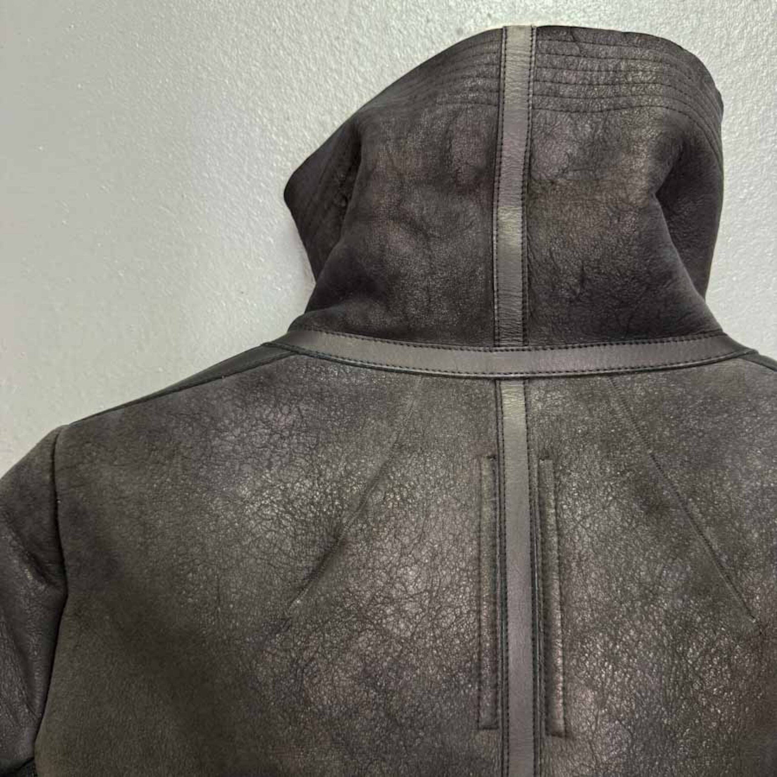 rick owens shearling jacket